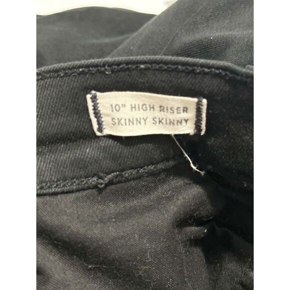 Madewell Women's 10" High Riser High Rise Skinny Skinny Jeans Black‎ 24 - Picture 10 of 15